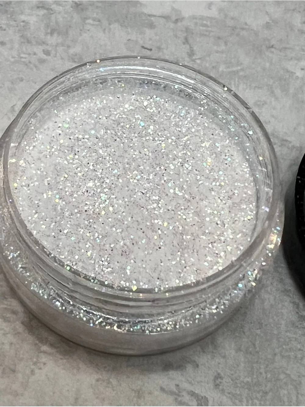 Discontinued 2012 Avon Iridescent Nail Glitter Jar
